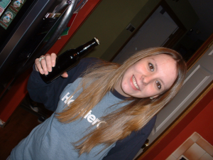 BEER mom Bringing Me a Nut Brown Ale