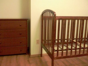 Crib and Dresser